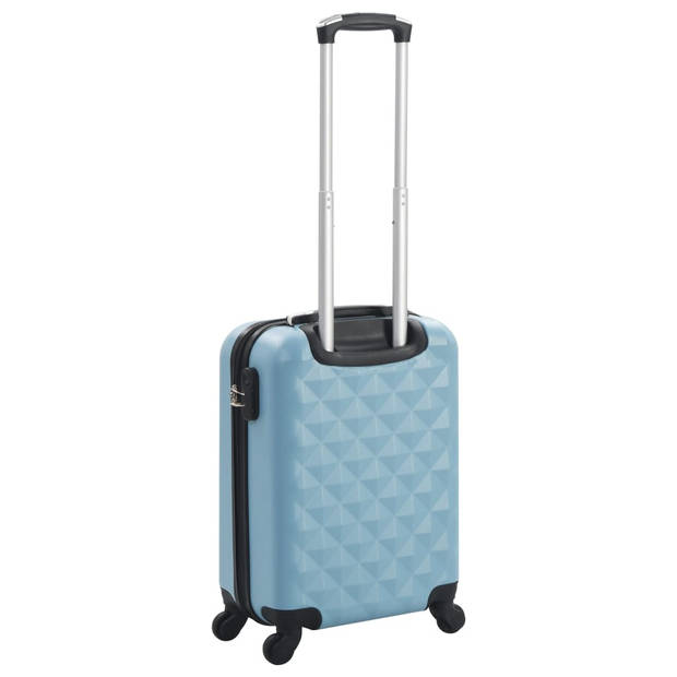 The Living Store Trolleykoffer - ABS - 55 x 36 x 22 cm - blauw