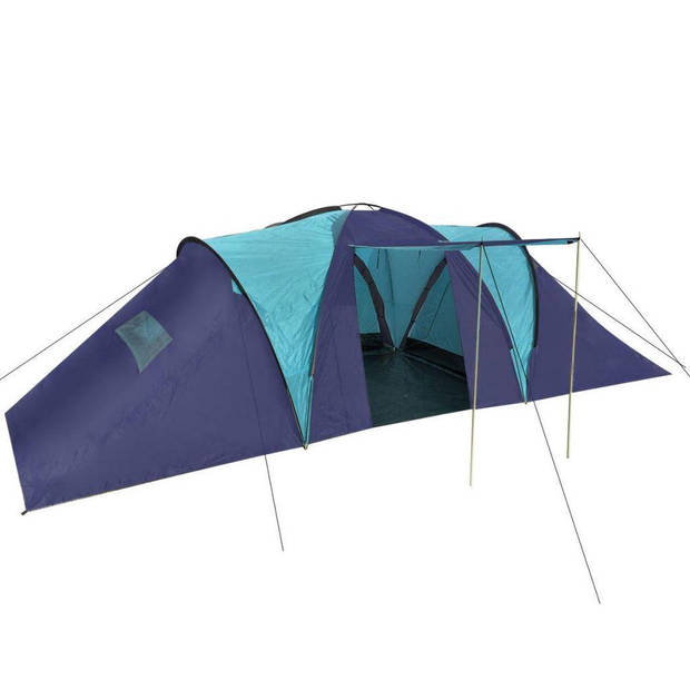 The Living Store Tent - Grote tent - 590x400x185 cm - 9-persoons - ademend - donkerblauw