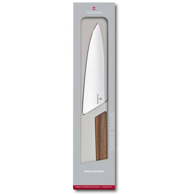 Victorinox Swiss Modern trancheermes notenhout 20 cm