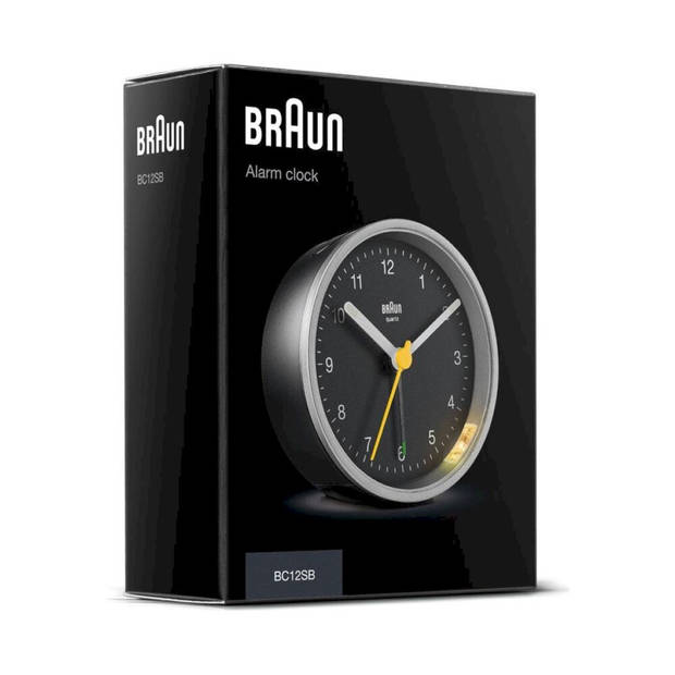 Braun BC 12 SB Kwartswekker zilver-zwart