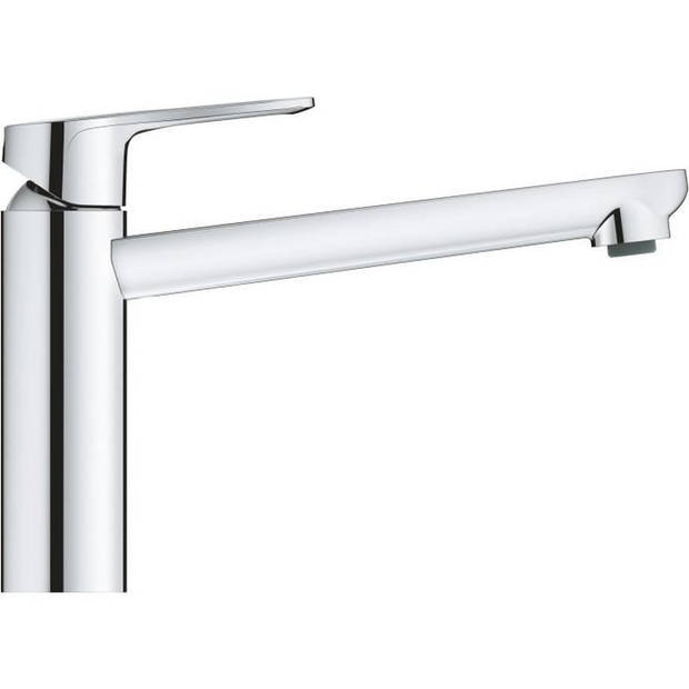 GROHE Start Flow keukenkraan - Eéngreepsmengkraan met waterbesparende mousseur - 140° draaibaar - Chroom - 31691000