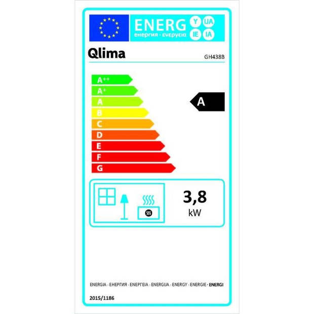 QLIMA Gasfornuis GH438B