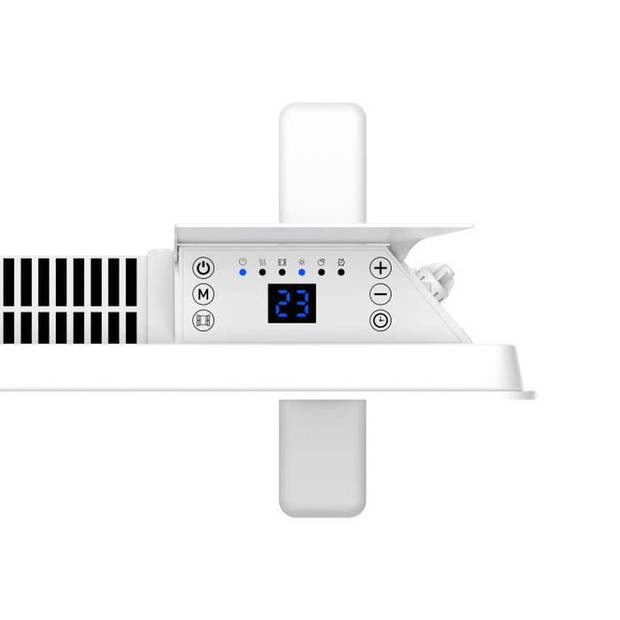 Elektrische convener radiator - 2000 watt - Oceanic - Digital Thermostat - Mobile - White