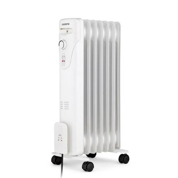 Elektrische radiatoroliebad 1500W Oceanic - 3 Powers - 7 Elements - White - Mobile