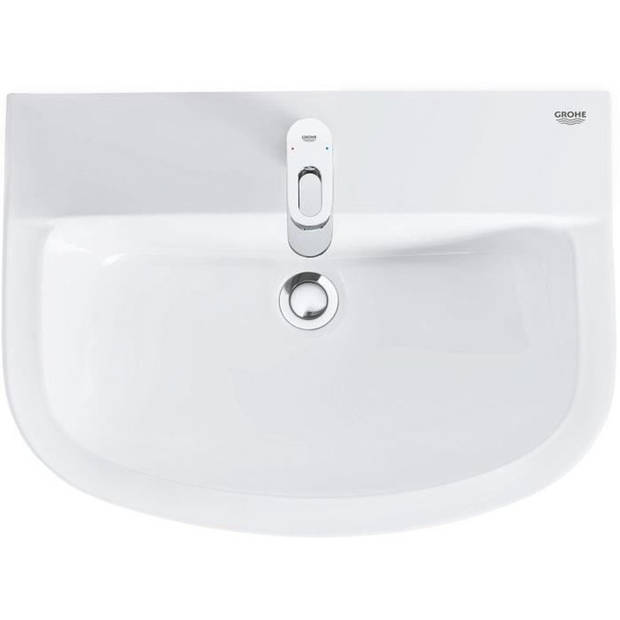 GROHE BAU keramische vrijstaande wastafel - Breedte 60 cm, diepte 44 cm - Met overloop - 39421000