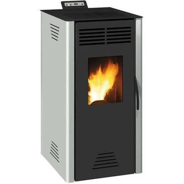 Modulaire Invicta Adrano Modulaire pellet - 7,3 kW - opbrengst 88,7% - Grijs