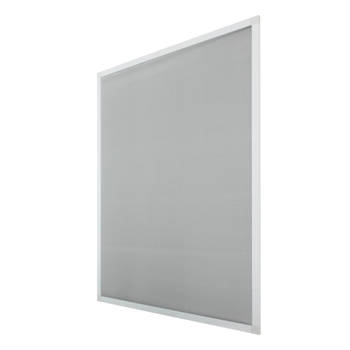 Vliegenscherm aluminium frame wit 100 x 120 cm