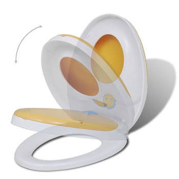 The Living Store Toiletbril - Toiletverkleiner - 48.5 x 36.5 cm - Soft-Close - Kunststof PP