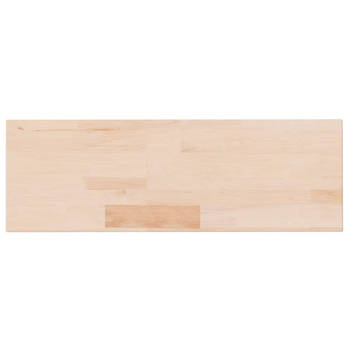 The Living Store Plank 60x20x2-5 cm onbehandeld massief eikenhout - Wandsteun