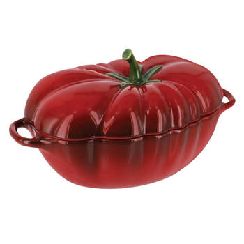 Staub Tomato 40511-855-0 500 ML braadpan - vorm van tomaat - rood - 470 ml