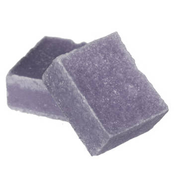 Ideas4seasons Amberblokjes/geurblokjes - lavendel geur - 3x stuks - huisparfum - Amberblokjes