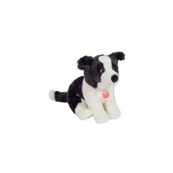 Hermann Teddy knuffel Border Collie Pup zittend - 25 cm