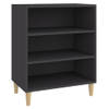 The Living Store Dressoir - 57 x 35 x 70 cm - Grijs