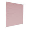 Plisségordijn roze, 70x200 cm, incl. bevestigingsmateriaal