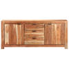 The Living Store Dressoir Massief Acaciahout - 175 x 40 x 75 cm - Stabiel en Duurzaam