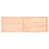 The Living Store Wandplank Eikenhout - 180 x 60 x 4 cm - Rustieke stijl