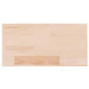 The Living Store Eikenhouten Opbergplank - 40 x 20 x 4 cm - Extra opbergruimte