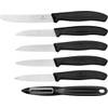 Victorinox Swiss Classic groentemessen - set van 6 - zwart