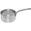 De Buyer Affinity steelpan - grijs - deksel - Ø 18 cm