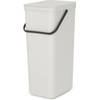 Brabantia Sort & Go afvalemmer Light Grey 40 L (732237)