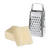 Ideas4seasons Amberblokjes/geurblokjes cadeauset - cashmere geur - inclusief mini rasp - Amberblokjes