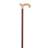 Classic Canes Verstelbare wandelstok - Bruin - Aluminium - Blond acryl handvat - Lengte 78 - 103 cm