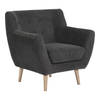 Monte fauteuil donkergrijs.