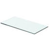 The Living Store Glazen Schap - 40 x 15 cm - Transparant - 8 mm Dikte