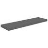 The Living Store Wandplank Grip - Grijs - 90 x 23.5 x 3.8 cm - Honingraat MDF