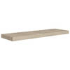 The Living Store Wandplank - Eiken - 80 x 23.5 x 3.8 cm - Onzichtbaar montagesysteem