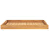 The Living Store Serveerblad Teakhout - Klassiek Hard Hout - 70 x 70 x 7 cm - Met Verzonken Handvatten