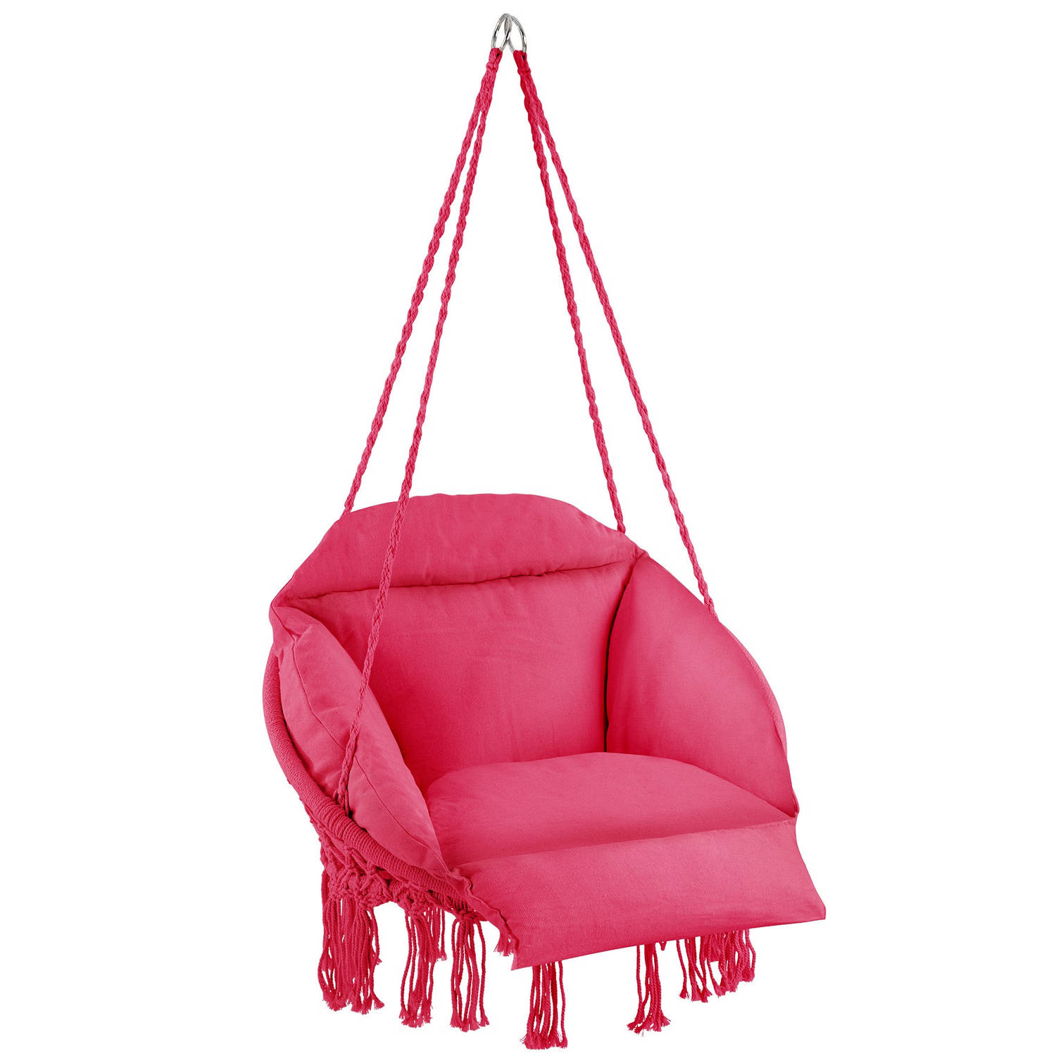 tectake - comfortabele Hangstoel Samira - roze