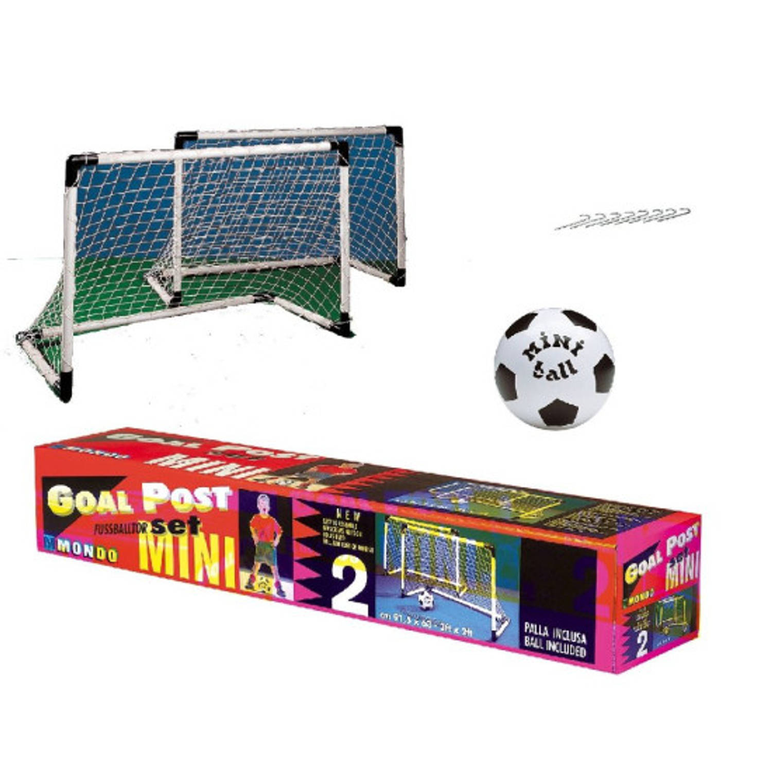 Voetbaldoel-Voetbal Goals-Mini + bal