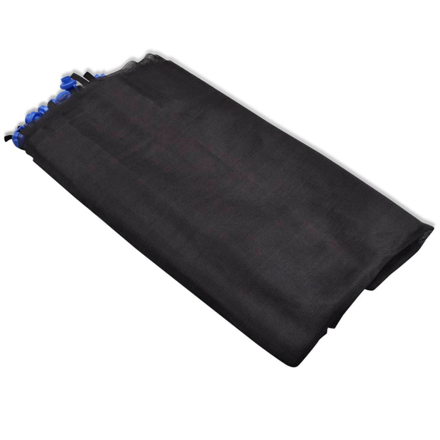 The Living Store Trampoline Veiligheidsnet - 2.61 x 1.8 m - zwart - PE - 3.05 m trampoline (sku- 142092)