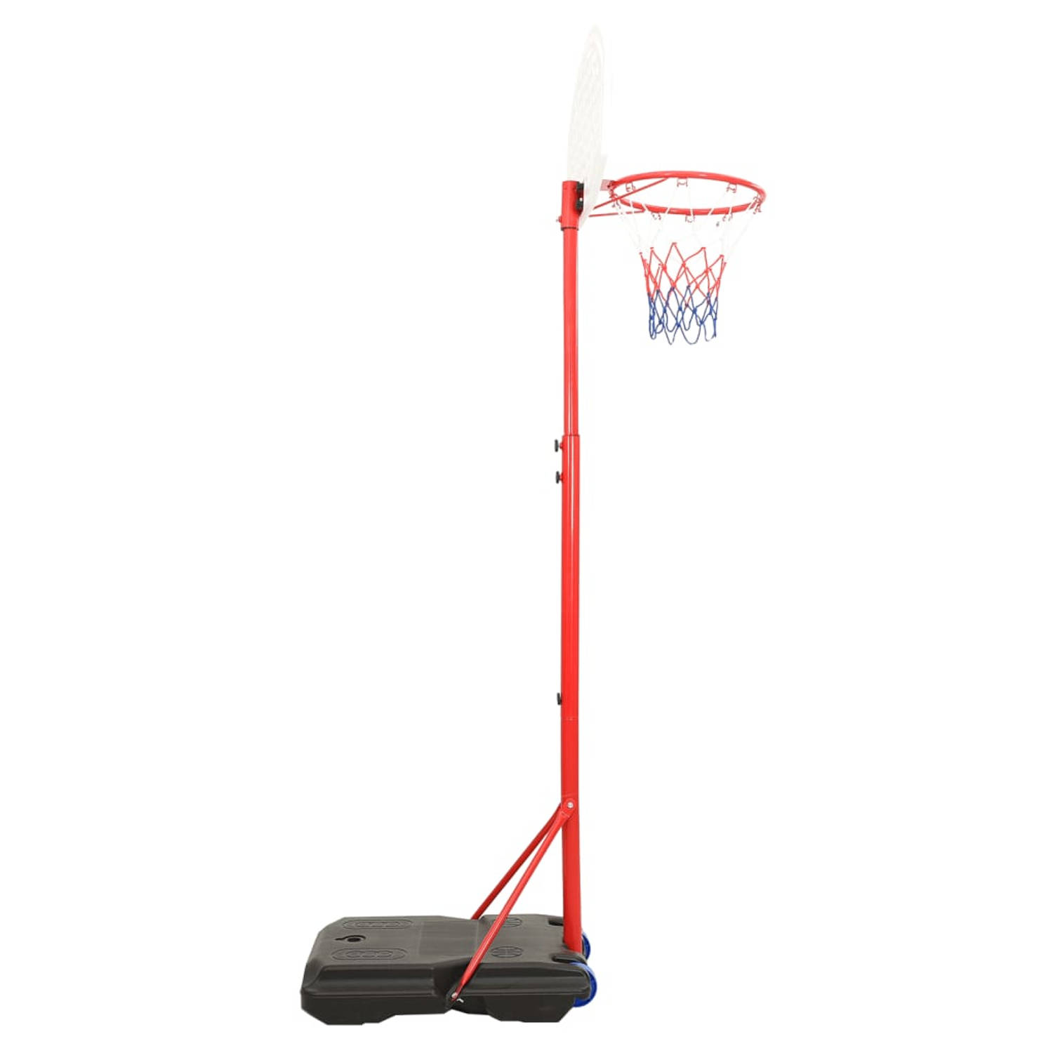 The Living Store Basketbalset draagbaar verstelbaar 200-236 cm - Basketbal