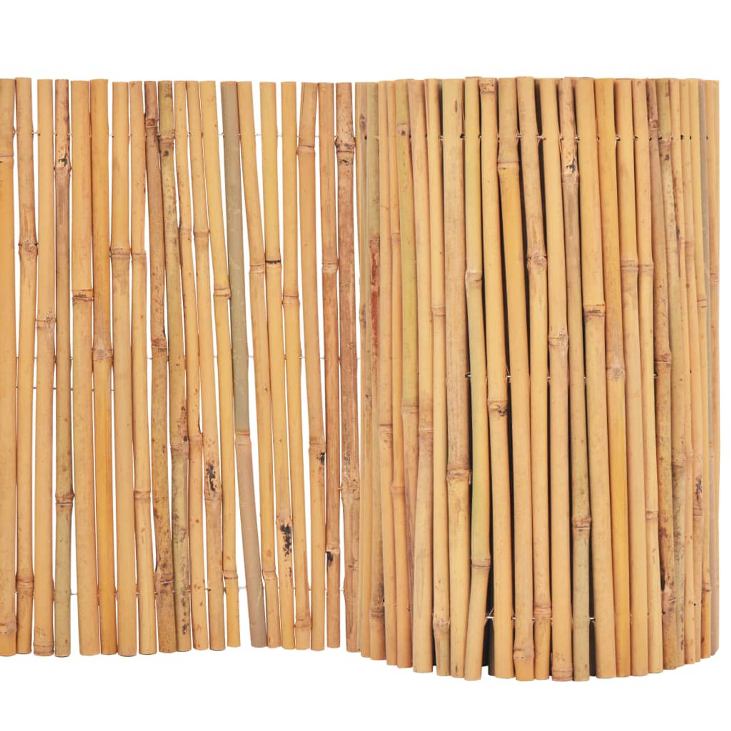 The Living Store Bamboe Tuinhek - 500 x 50 cm - Naturel