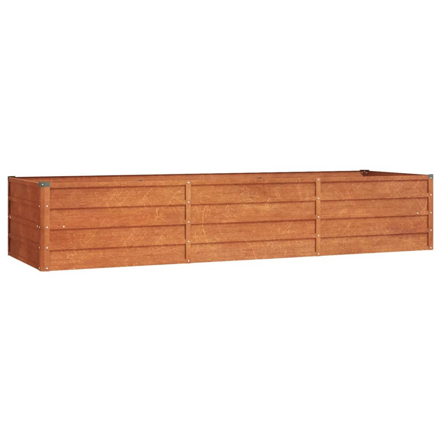 The Living Store Plantenbak Cortenstaal - 240 x 80 x 45 cm - Duurzaam en ruim