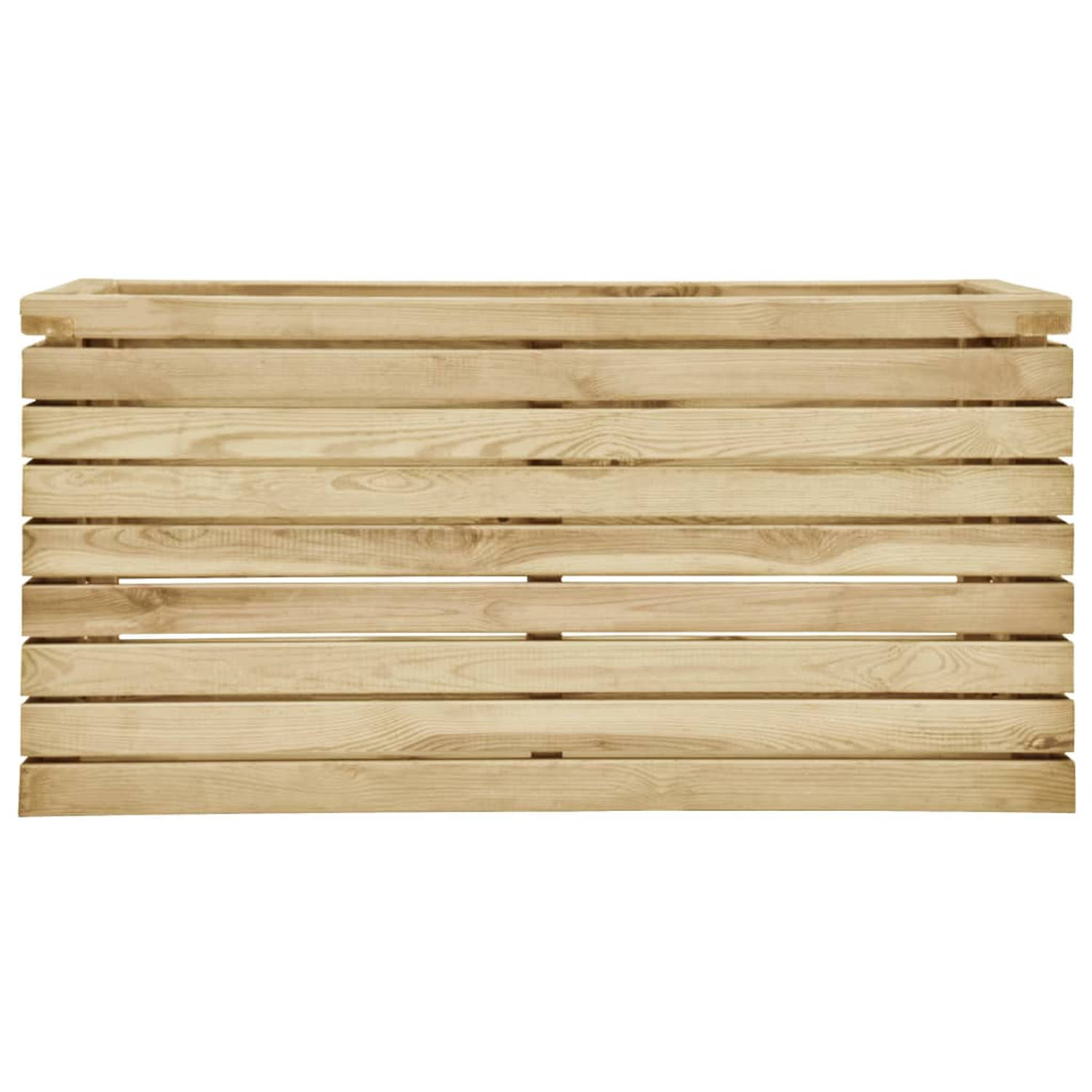 The Living Store Plantenbak verhoogd 100x50x50 cm geïmpregneerd grenenhout - Bloempot