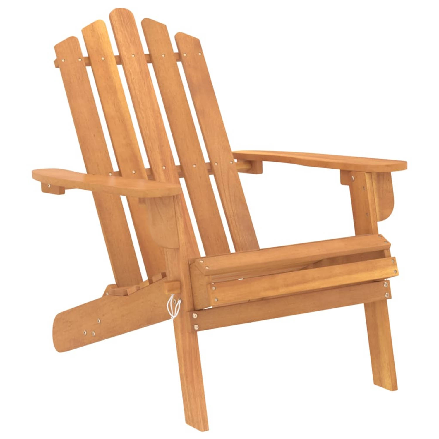 The Living Store Adirondack Stoel - Hout - 75 x 84 x 90 cm - Inklapbaar