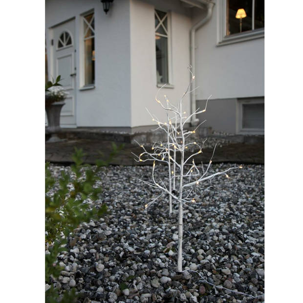 Decoratieboom Berk Winter Kerst 3 Stuks 75 cm Wit