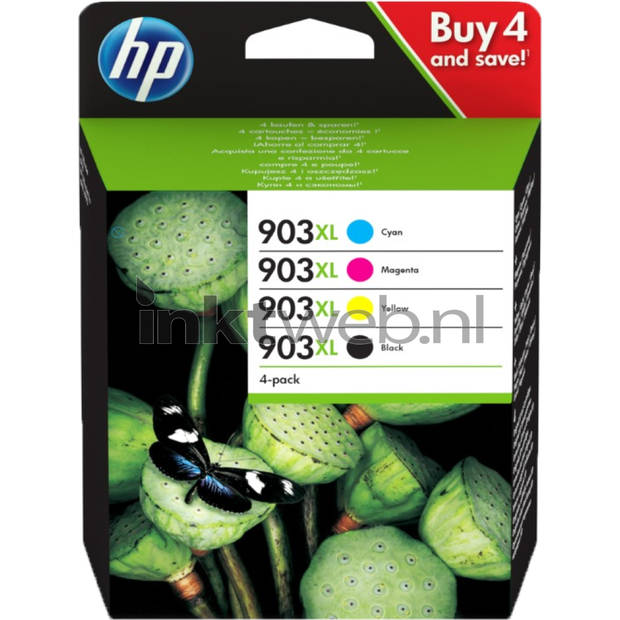 HP 903XL Multipack zwart en kleur cartridge