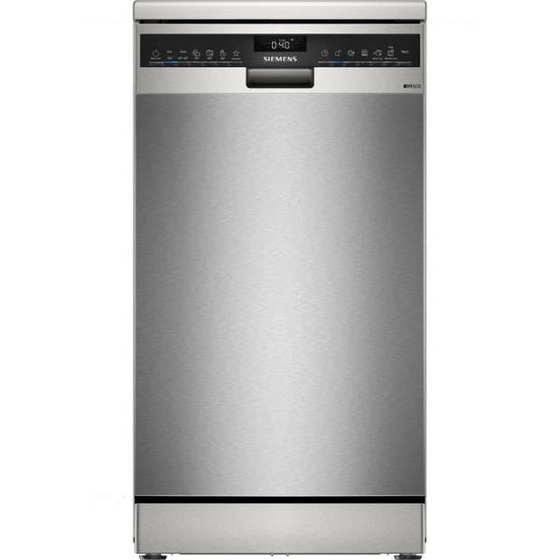 SIEMENS iQ500 SR25YI04ME vrijstaande vaatwasser - 10 couverts - Inductie - L45cm - 43 dB - Grijs