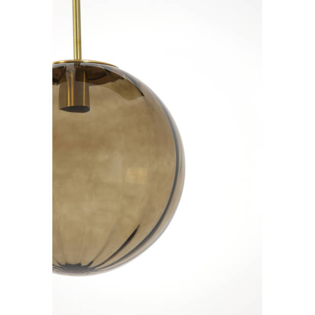 Light and Living hanglamp - goud - glas - 2957282