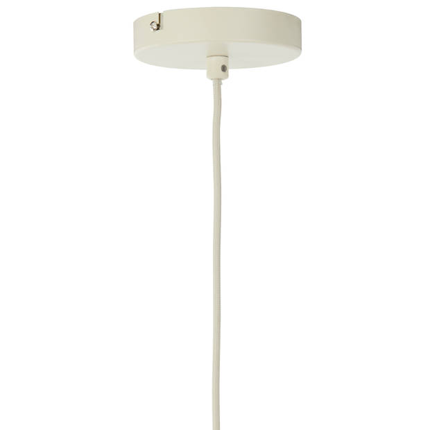 Light and Living hanglamp - wit - textiel - 2963527