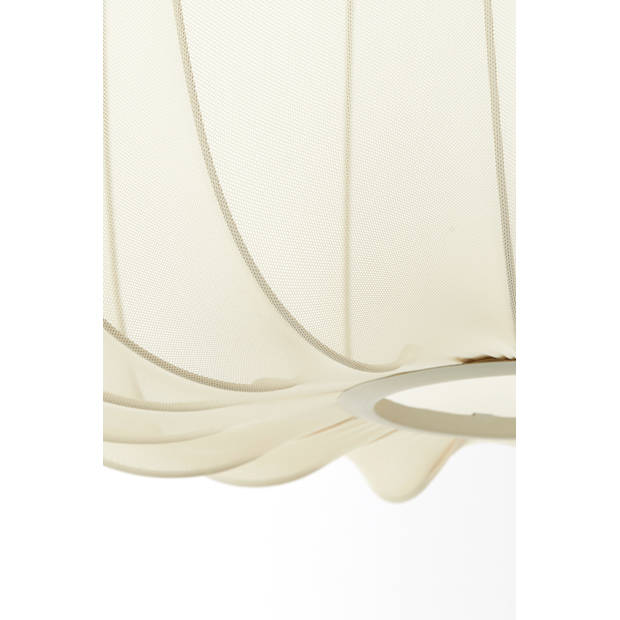 Light and Living hanglamp - wit - textiel - 2963527