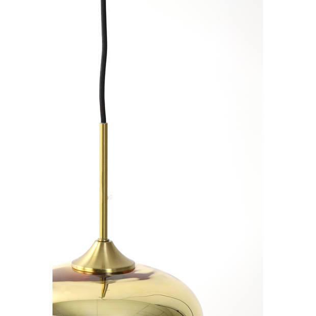 Light and Living hanglamp - goud - glas - 2952285