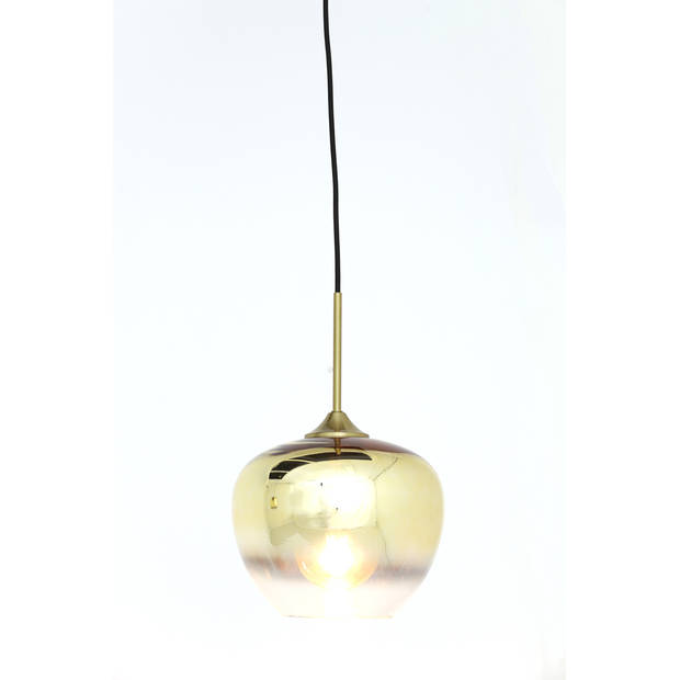 Light and Living hanglamp - goud - glas - 2952285