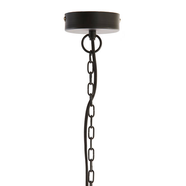 Light and Living hanglamp - zwart - metaal - 2973912