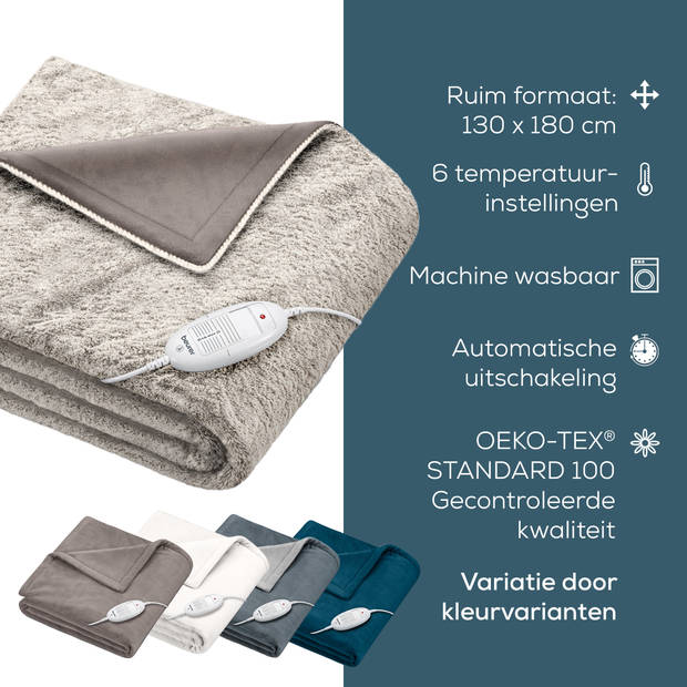 Beurer Elektrsiche deken HD 75 - Nordic Taupe