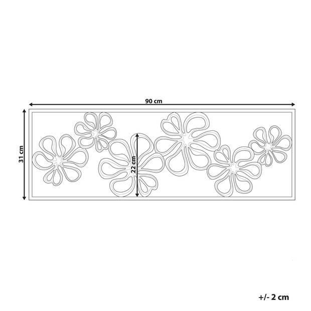 Beliani CERIUM - Wanddecoratie-Goud-IJzer